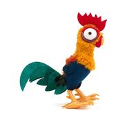 Disney Store Official Hei Hei Peluche pequeño, Vaiana, Peluche Colorido Gallo con Plumas mullidas y pies Brillantes, Amigo Peludo abrazable, 32 cm