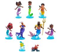 Disney Store Official Junior's Ariel Deluxe Figura Set - con Ariel Triton Ursula & Friends - Figuras de personajes de Sermid Toys