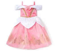 Disney Store Official, La Bella Durmiente, Aurora, Disfraz Infantil, Vestido de Princesa Rosa para Fiestas, Juego y Halloween, 7-8 años