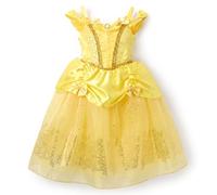 Disney Store Official, La Bella y la Bestia, Bella, Disfraz Infantil, Vestido de Princesa Amarillo para Fiestas, Juego y Halloween, 5-6 años