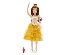Disney Store Official, La Bella y la Bestia, Bella, muñeca de Ballet, 30 cm, colección de muñecas Disney Princess Ballet, a Partir de 3 años