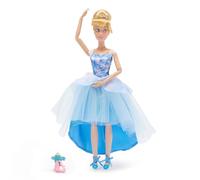 Disney Store Official, La Cenicienta, Cenicienta, muñeca de Ballet, 30 cm, colección de muñecas Disney Princess Ballet, a Partir de 3 años