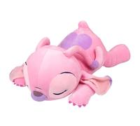 Disney Store Official, Lilo y Stitch, Ángel, Peluche Cuddleez, 59 cm, Peluche de alienígena Rosa para Todas Las Edades