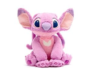 Disney Store Official, Lilo y Stitch, Ángel, Peluche Grande, 55 cm/21 '', Personaje de Peluche Blando, Alien Rosa con Detalles Bordados y un Acabado Suave al Tacto