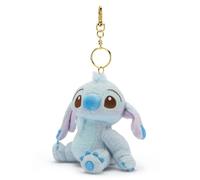 Disney Store Official, Lilo y Stitch, Stitch, Llavero Peluche, 14 cm/5,5'', Juguete en Gancho extraíble, Apto para Mayores de un año