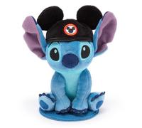 Disney Store Official, Lilo y Stitch, Stitch, Peluche Hombro, 13 cm Peluche de Stitch para el Hombro, con imán y Gorro con Orejas de Mickey Mouse, Jugar y coleccionar