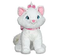Disney Store Official Marie - Peluche grande y suave, los aristogatos, 45 cm, juguete de peluche con pelo y cola esponjosos, detalle de cuello y lazo, adecuado para todas las edades