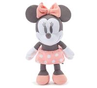 Disney Store Official, Minnie Mouse, pequeño, Peluche ''Born in 2026'' (Nacido/a en 2026), 30 cm, para bebé, Mi Primer Peluche de Minnie con Tejido de Punto Ribeteado y Tonos Pastel