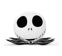 Disney Store Official, Pesadilla Antes de Navidad de Tim Burton, Jack Skellington, cojín, 52 cm/20 '', Divertida Almohada con la Cara del héroe de Ciudad de Halloween