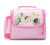 Disney Store Official, princesas Disney, Bella, Cenicienta, Tiana, Vaiana y Mulán, bolsa merienda infantil, aislamiento térmico y bolsillo lateral de malla, 23 נ19 נ10 cm (alto נancho נprofundo)