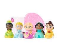 Disney Store Official, Princesas Disney, Set Juguetes baño, 5 Piezas, con Bella, Cenicienta, Jasmine, Rapunzel y Tiana, Cubo con Tapa colador, para baño o Piscina Infantil, a Partir de 6 Meses