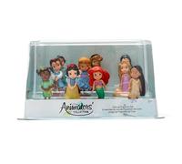 Disney Store Official, Princesas, Set de Juego de figuritas Animators, 10 muñecas moldeadas, Incluye Rapunzel, Jasmine, Blancanieves, Ariel, Bella, Aurora, Tiana, Pocahontas, Cenicienta y Mulán