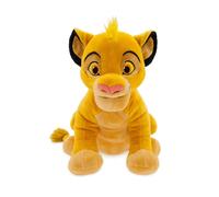 Disney Store Official Simba Plush The Lion King Medium 13 pulgadas Iconic Cuddly Toy personaje con ojos bordados y caractersticas suaves de peluche
