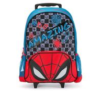 Disney Store Official, Spider-Man, Mochila con Ruedas Infantil, con asa retráctil, Bolsillos con Cremallera, diseño Acolchado, portaetiquetas identificativas, 47 נ30 נ14cm (Alto נancho נprofundo)