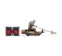 Disney Store Official, Star Wars, The Mandalorian, vehículo de Control Remoto, Moto Speeder de El Mandaloriano con Grogu