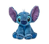Disney Store Official Stitch - Juguete suave mediano para niños, personaje tierno con textura mullida y detalles bordados, orejas flexibles flexibles, peluche adecuado para todas las edades.
