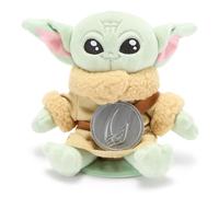 Disney Store Official, The Mandalorian, Grogu, Peluche con imán para el Hombro, 13 נ10 נ18 cm (Alto נancho נlargo) Aprox., con Sonidos