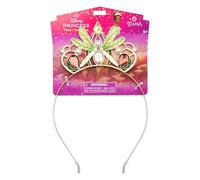 Disney Store Official, Tiana y el Sapo, Tiana Tiara Infantil, Accesorio para Disfraz con Acabado Dorado y Diamantes de estrás de Colores