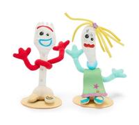 Disney Store Official Toy Story 5 Forky y Karen Beverly Set minipeluches magnéticos Hombro 20 נ18 נ16 cm