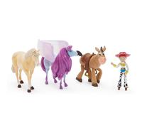 Disney Store Official, Toy Story 5, Jessie, Set de Juego Coleccionable con muñeca y establo de Caballos, Figuras de Perdigón, Pegaso y Palomino