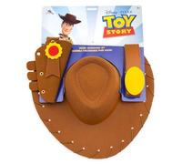Disney Store Official, Toy Story, El Sheriff Woody, Set de Accesorios Infantiles, Sombrero de Vaquero, pistolera y cinturón para Disfraces, Halloween y Juegos de interpretación