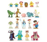 Disney Store Official, Toy Story, megaset de Juego, 20 figuritas Totalmente esculpidas incluidos Woody, Buzz Lightyear, Jessie, Rex y Hamm, para Mayores de 3 años