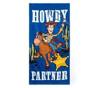 Disney Store Official, Toy Story, Woody, Toalla Infantil para Playa, Piscina o baño, algodón Suave de Secado rápido