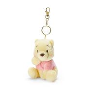 Disney Store Official, Winnie the Pooh, llavero de peluche, 11 cm/4", osito de peluche amarillo y adorable en llavero extraíble, apto a partir de 1 año