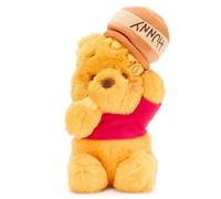 Disney Store Official, Winnie The Pooh, Peluche de Osito Adorable con Tarro ''Miel'', 30 cm, para bebés, para Todas Las Edades