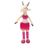 Disney Store Official, Zootrópolis 2, Gazelle, pequeño, Peluche con Conjunto Rosa de Falda de Flecos y Calentadores, 20 cm