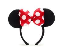 Disney Store Oficial Diadema de Orejas de Minnie Mouse de Walt Disney World para Adultos, Accesorio de Cabeza Unisex Elegante para Fiestas con Orejas de Disney y Lazo