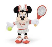 Disney Store Oficial, Minnie Mouse, minipeluche Coleccionable de Tenis con Falda, Raqueta y Pelota, 23 cm