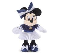 Disney Store Oficial, Minnie Mouse, minipeluche náutico, 21 cm, Peluche con Conjunto de Marinero