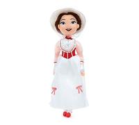 Disney Store Oficial Muñeca de Peluche Mary Poppins, 45 cm, Figura de Personaje con Detalles Bordados, Apto Desde el Nacimiento