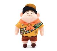 Disney Store Oficial Peluche Mediano Russell, Up, 36 cm, Figura de Peluche Pixar, Explorador Salvaje Esculpido con Uniforme y Faja Cubierta de Insignias, Apto Desde el Nacimiento