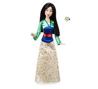 Disney Store Oficial Princesa Mulan muñeca clásica y Anillo de 30 cm de Altura