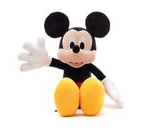 Disney Store: Peluche de Mickey Mouse, 33 cm, Personaje icónico de Peluche con rasgos faciales Bordados, Adecuado para Todas Las Edades