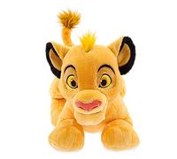 Disney Store: Peluche de Simba, El Rey león, 41 cm, Peluche en un Tejido Suave al Tacto con Detalles Bordados y Cola Peluda, Juguete Adecuado para Todas Las Edades