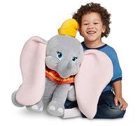 Disney Store Peluche Grande de Dumbo de bebé, Altura: 58 cm, Peluche del emblemático Elefante en posición sentada con Detalles Bordados y Orejas en Relieve, Adecuado para Todas Las Edades.