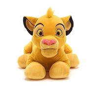 Disney Store Peluche Grande de Simba, El Rey León, Altura: 45 cm, león de Peluche con Detalles Bordados y un Acabado Suave