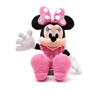 Disney Store Peluche Mediano de Minnie Mouse, Altura: 45 cm, Peluche con un Acabado de Tacto Suave y Detalles Bordados, Lleva un Vestido de Lunares y un Lazo, para Todas Las Edades