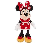 Disney Store Peluche Mediano de Minnie Mouse, Altura: 47 cm, Peluche con un Acabado de Tacto Suave y Detalles Bordados, Lleva el Conjunto Rojo Que la caracteriza, para Todas Las Edades