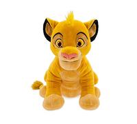 Disney Store Peluche Mediano de Simba, El Rey León, Altura: 33 cm, Simba de Peluche, leoncito con Detalles Bordados y un Acabado de Tacto Suave