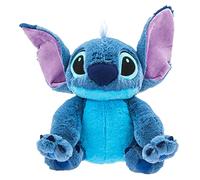 Disney Store Peluche Mediano de Stitch, Altura: 38 cm, Peluche con una Textura Afelpada y Detalles Bordados, Sus Orejas Son Flexibles y caídas, para Todas Las Edades