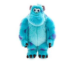 Disney Store: Peluche Mediano de Sulley, Monstruos S.A., 38 cm, Peluche confeccionado en un Tejido Suave al Tacto y con rasgos tridimensionales, Adecuado para Todas Las Edades