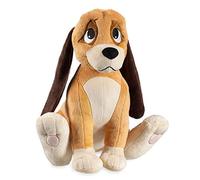 Disney Store Peluche Mediano del Perrito Toby, Tod y Toby, Altura: 33 cm, está confeccionado en un Tejido de Tacto Suave y Presenta rasgos Bordados, Adecuado para Todas Las Edades.