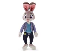 Disney Store Peluche oficial de Judy Hopps Zootopia 2 juguetes para niñas y niños, lindo animal de peluche con detalles detallados de escultura de felpa y detalles bordados, juguetes de Disney para