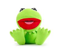 Disney Store Peluche oficial de Kermit Big Feet - Animal de peluche de los Muppets con características bordadas, ojos grandes, patas de gran tamaño, juguete de rana The Muppet Show de 10 pulgadas