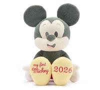 Disney Store Peluche oficial de My First Mickey 2026, peluche de Mickey Mouse de 13 pulgadas, animales de peluche para bebés con colores pastel y características bordadas, súper suave y abrazable