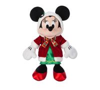 Disney Store - Peluche oficial para vacaciones (Minnie Mouse, con detalles bordados, colección de Navidad, para todas las edades)